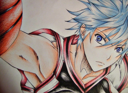 Kuroko Tetsuya - Hot, Cute, Cool, Blue Eyes, Basketball, Blue, Kuroko, Japanese, Kuroko No Basket, Seirin