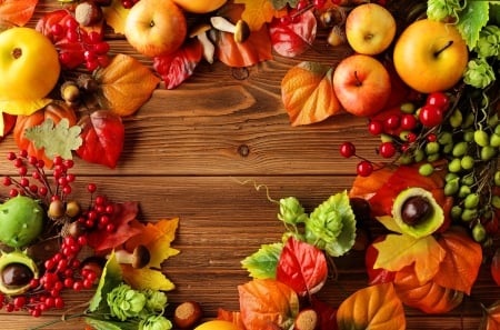 Autumn background - plenty, season, autumn, background, fruits, colorful, lovely, apples, fall, pretty, beautiful, leaves