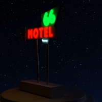 66 Motel Neon Sign (Needles, CA)