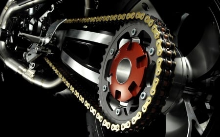 Motorcycle Chain - bike, auto, Motorcycle Chain, chain