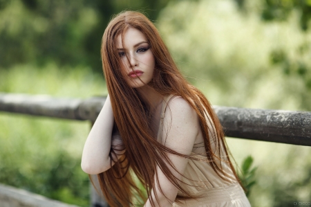 Valentina Galassi - woman, lady, valentina galassi, red head, model, babe