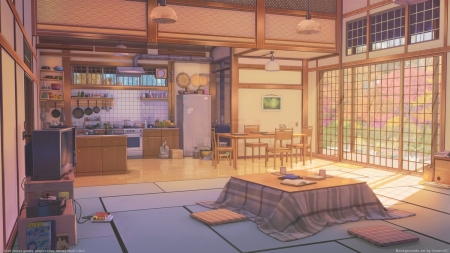 Japanese Room - Japanese, house, oriental, Japan, room, kitchen, home, indoor