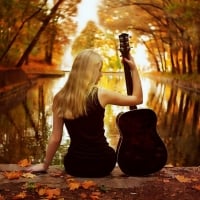 Girl with guitar