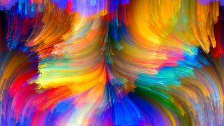 FEATHERS - design, colors, abstract, feathers