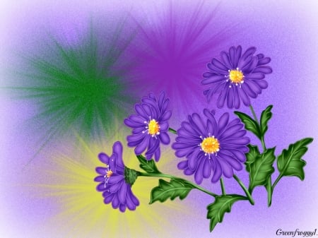 PERFECT PURPLE - image, flower, purple, pretty