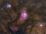 Trifid, Lagoon, and Mars