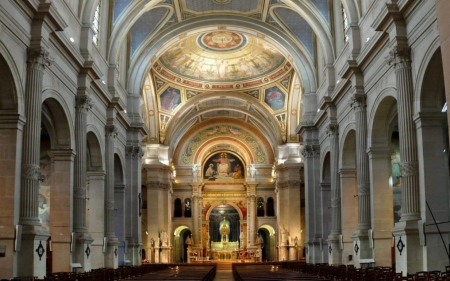 Church - christian, interior, church, architecture