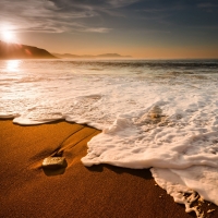 Beach At Sunset