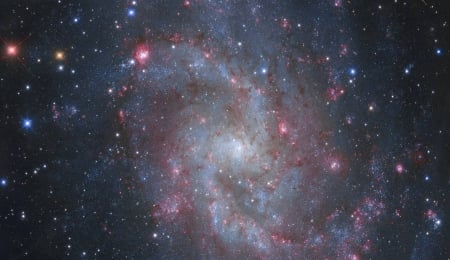 The Hydrogen Clouds of M33 - space, fun, galaxies, stars, cool