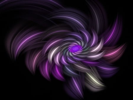 Spiral - abstract, spiral, purple, art, fractal