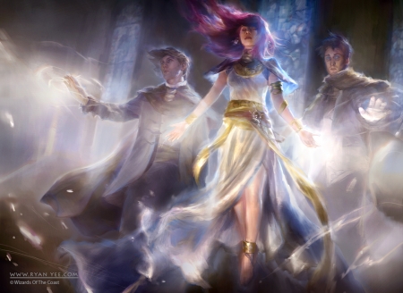 ♥ - art, magic, lady, benevolent