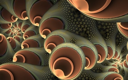 Fractal art - abstract, spiral, art, fractal