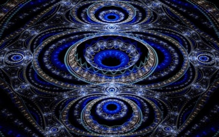 Fractal art - fractal, art, abstract, oval