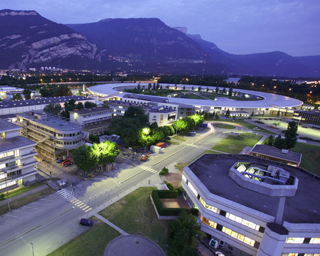 Grenoble, France - dusk, france, buildings, modern