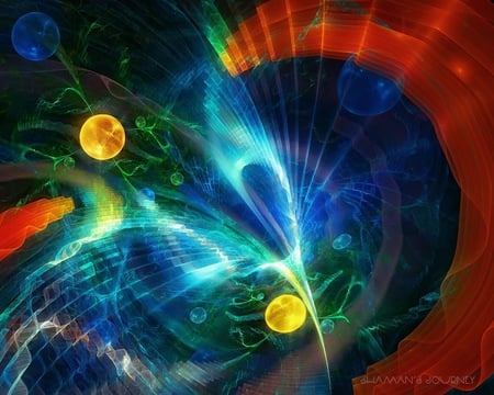 Abstract 3D Fantasy - digital, fantasy, 3d, nature, abstract, art