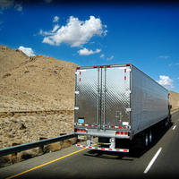 Back Doors Of A Thermo King Reefer Trailer 