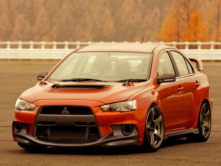 Mitsubishi Evo - car, mitsubishi, tuning, lancer, evo