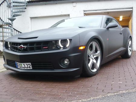 2010 Camaro - black, matte, car, tuning, chevy, camaro