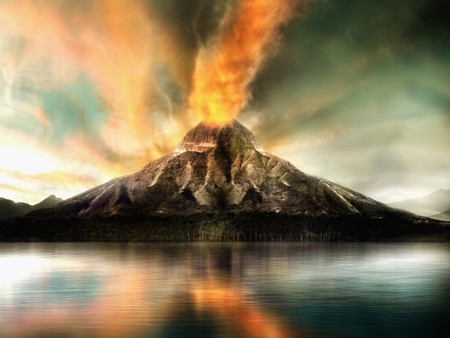 Abstract Volcano - for you, abstract volcano