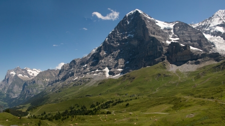 The Eiger - Switzerland - The Eiger, Swiss Alps, The Alps, Switzerland