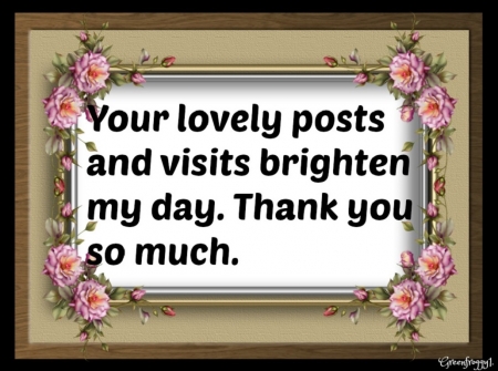 THANK YOU - CARD, YOU, COMMENT, THANK