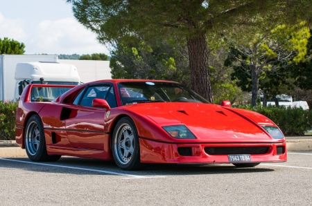 Ferrari F40 - Ferrari, Ferrari F40, classic, super sports car, F40, Legendary, italian, Vintage