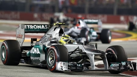 Mercedes-Benz AMG Petronas - racing, amg, formula 1, nico rosberg, petronas, f1, mercedes benz