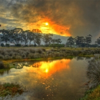 River Sunset