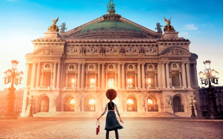 Ballerina (2016) - animation, felicie milliner, fantasy, ballerina, girl, movie