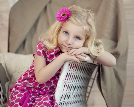 little girl - dainty, pretty, Photography, pink, pure, child, fair, face, nice, bonny, house, kid, childhood, Princess, set, beauty, baby, hair, Belle, comely, white, seat, cute, wallpaper, people, studio, blonde, home, DesktopNexus, sightly, beautiful, girl, cool, lovely, sweet, little, adorable