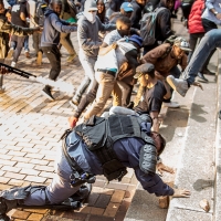 Protests over University tuition fees in South Africa