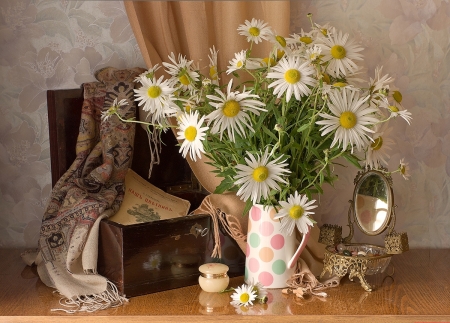 ❤️ - daisies, abstract, flowers, soft