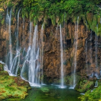 Plitvice Lakes National Park Waterfall - Croatia
