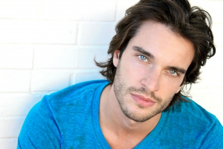 Daniel DiTomasso - handsome, actor, blue, Daniel DiTomasso, face, man