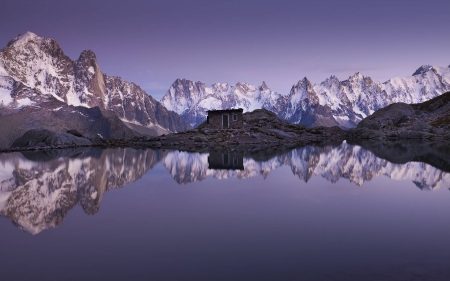 Stillness - fun, nature, lake, forest, cool, mountain