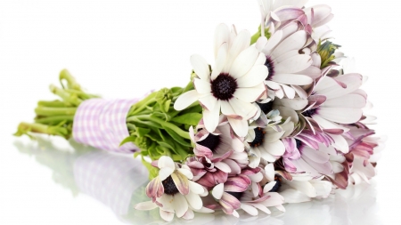 Romantic Bouquet - white, love, flowers, daisies