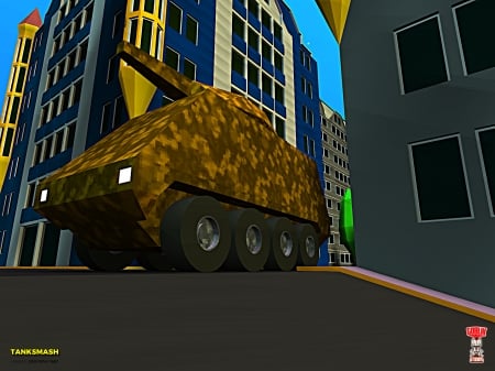 The C455 8 wheeler tank - tanks, game, tanksamsh, 3d, 3dart