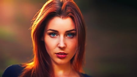 Unknown Model - babe, photoshopped, lady, photo manipulation, model, red head, woman