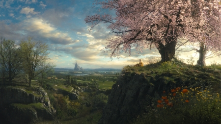 Fantasy World - Fantasy, CG, nature, sky