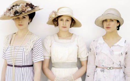 Downton Abbey (TV Series 2010â€“2015) - summer, laura carmichael, actress, downton abbey, girl, michelle dockery, drama, hat, tv series, woman