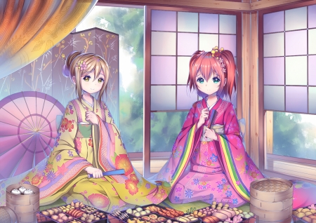 Kurosawa Ruby and Kunikida Hanamaru