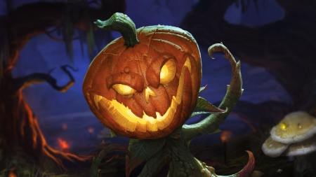 Scary Halloween Pumpkin