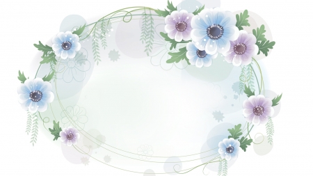 Floral Dainty - dainty, floral, soft, blue, summer, flowers, firefox persona theme