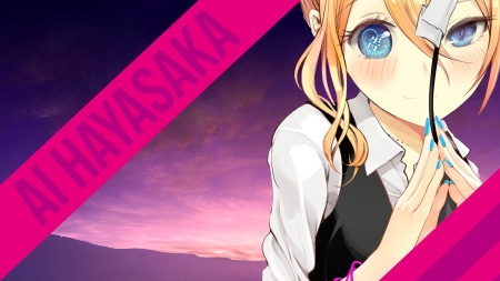 hayasaka - anime, blond, hayasaka, love