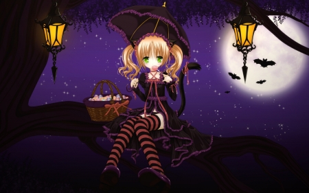 â€¢áƒ¦âœ¿áƒ¦â€¢ - halloween, anime, fantasy, art