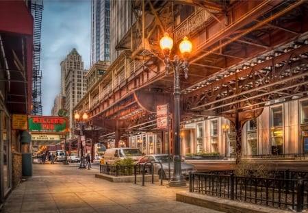 The Millers Pub in Chicago - street, city, hdr, house, usa