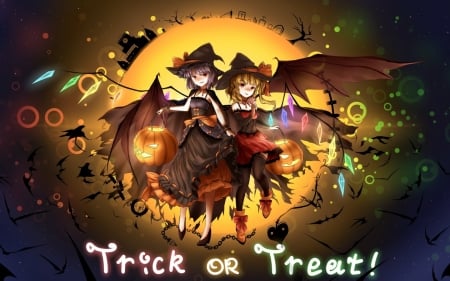 â€¢áƒ¦âœ¿áƒ¦â€¢ - fantasy, halloween, witches, anime, art