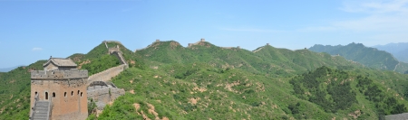 Great Wall Of China - great wall of china, ancient, china, photography, brick, wide, panoramic, wall, architecture