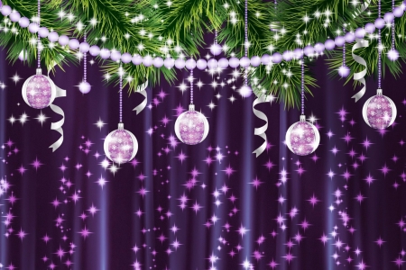 Xmas en purple