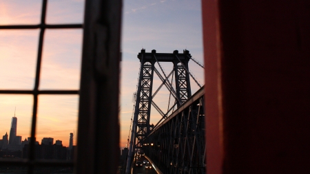 Williamsburg Bridge - urban, williamsburg bridge, new york city, architecture, bridges